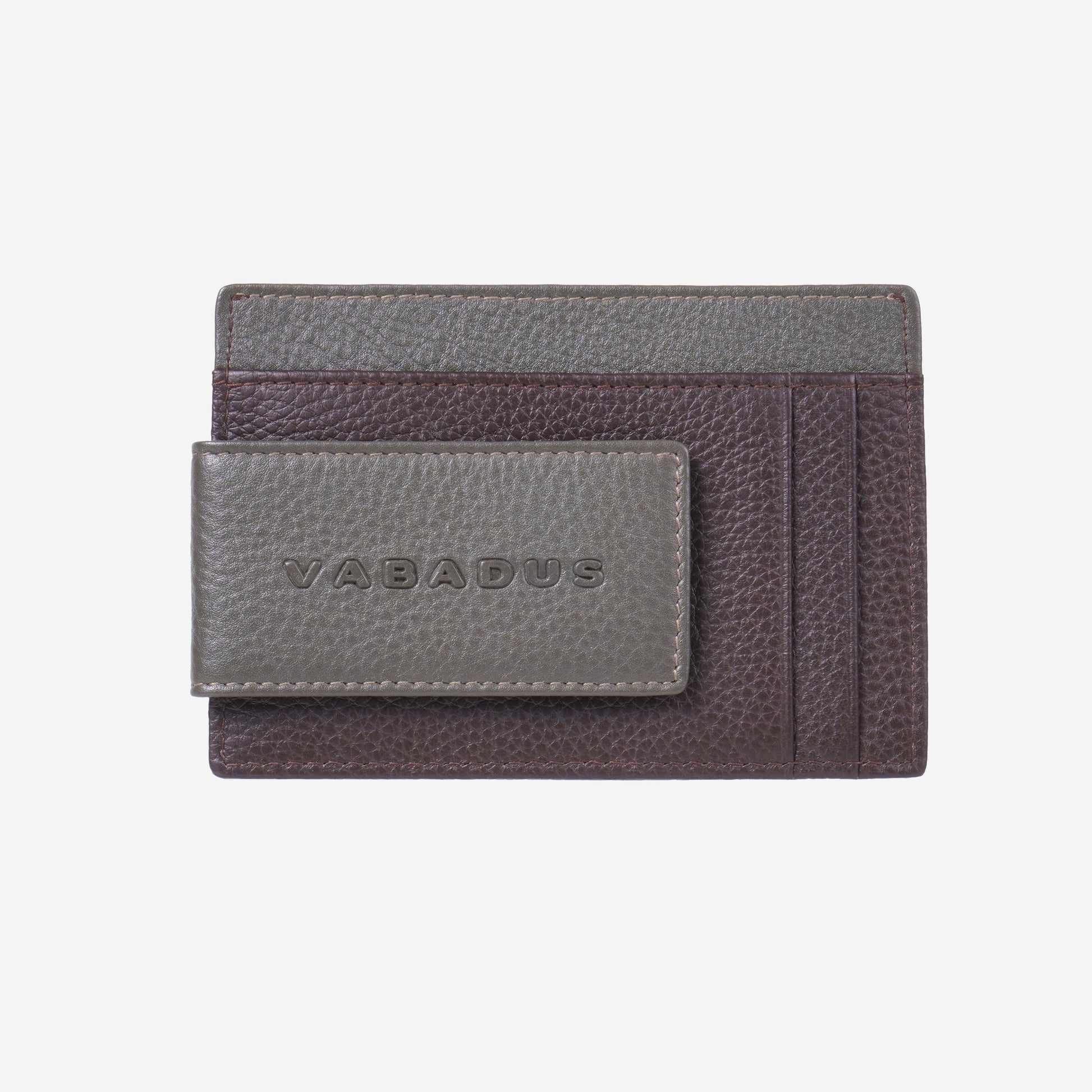 Fendi Shadow Card Holder - Blue leather money clip